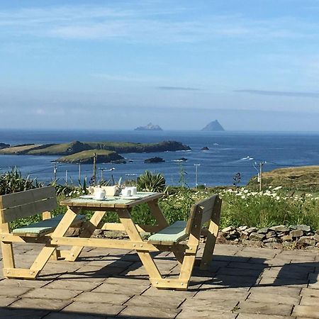 Ferienwohnung Ring Of Kerry - Einmaliger Blick Auf Skelligs Clynacartan Exterior foto